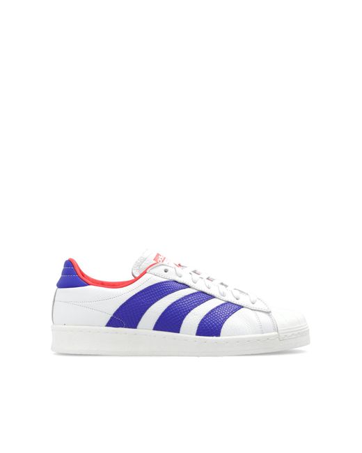 Adidas Originals White 'Superstar 82 W' Sports Shoes