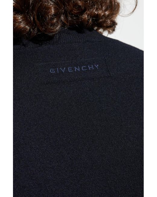 Givenchy Blue Cashmere Turtleneck for men