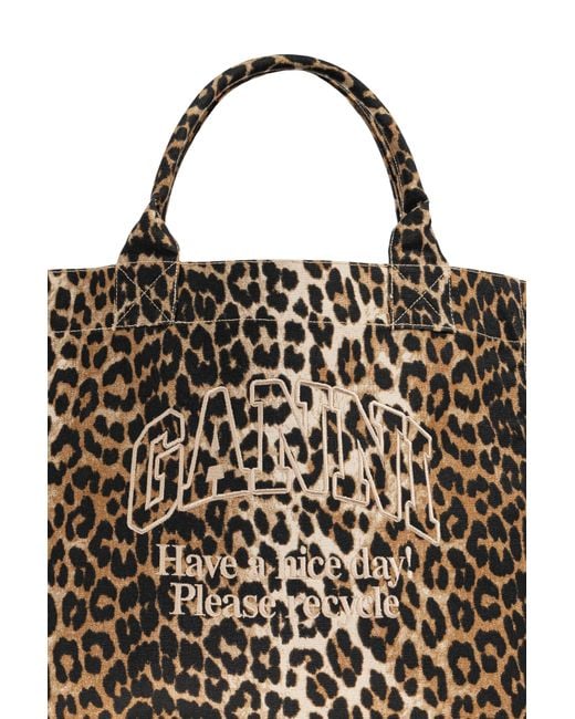 Ganni Natural Shopper-Type Bag