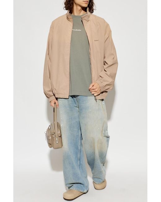 Acne Blue Vintage-Effect Jeans for men