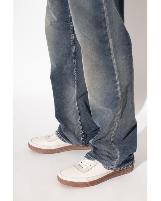 DIESEL White 'S-D-Coffee' Sports Shoes for men