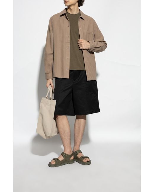 COACH Green Sandals With Logo for men