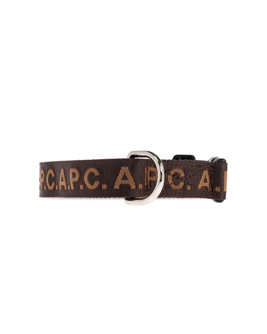 A.P.C. Brown Collar With Logo