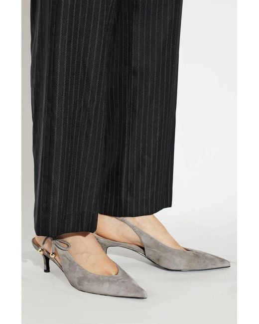 Furla White 'Poppy' Heeled Shoes