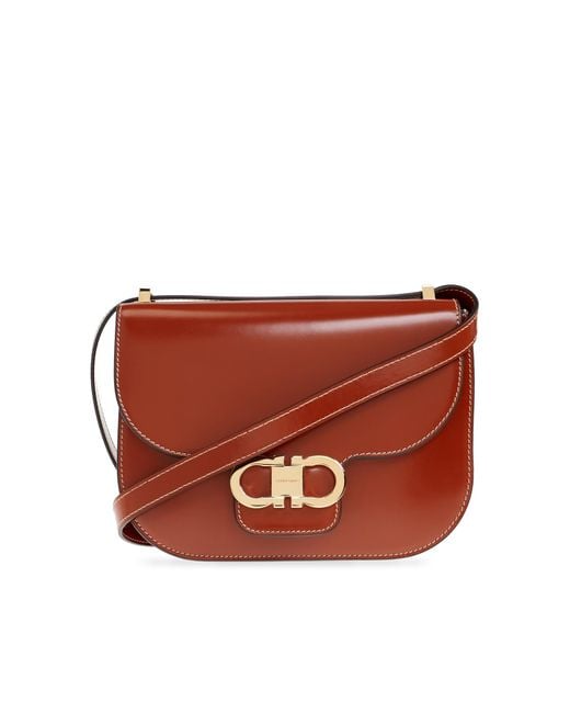 Ferragamo Brown Leather Handbag