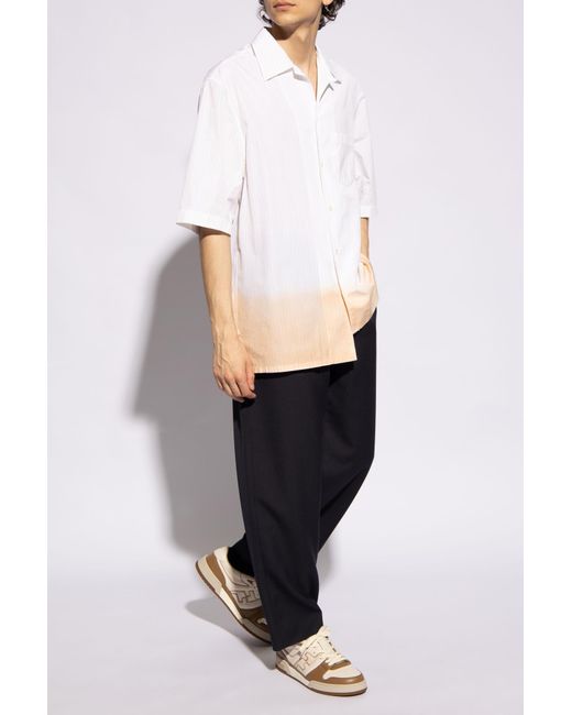Acne White Trousers With Pockets for men