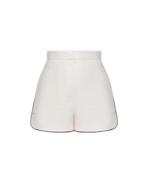 Max Mara White "Orbita" Shorts