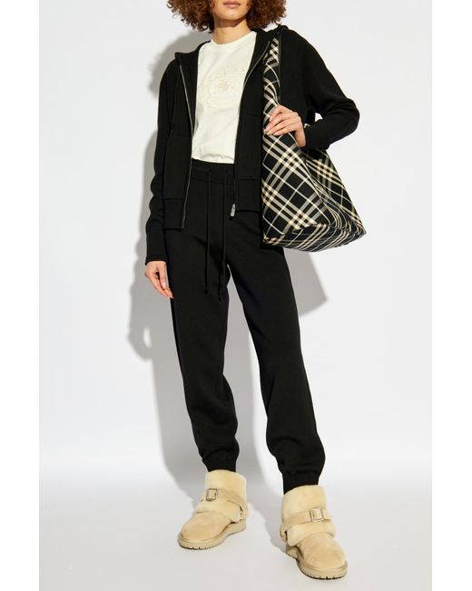 Burberry White T-Shirt With Logo