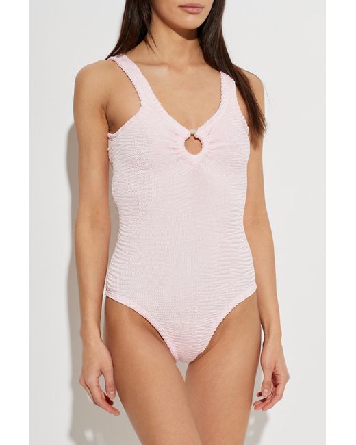 Paramidonna Pink One-Piece Swimsuit "Romana"