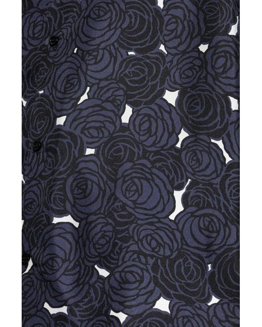 Givenchy Blue Silk Shirt for men