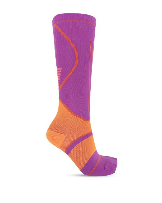 Adidas By Stella McCartney Purple Socks With Logo,