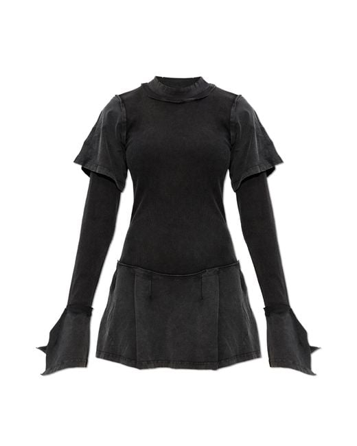 KNWLS Black 'Bellona' Dress
