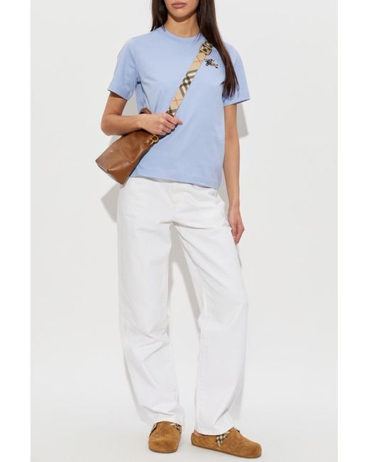 Burberry Blue T-Shirt "Frankie"