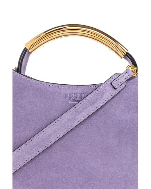 Moschino Purple Handbag,
