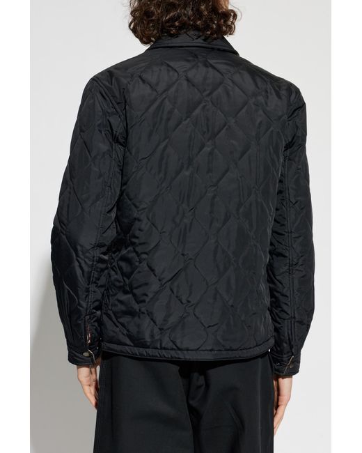Burberry Black Reversible Jacket "Brighton" for men