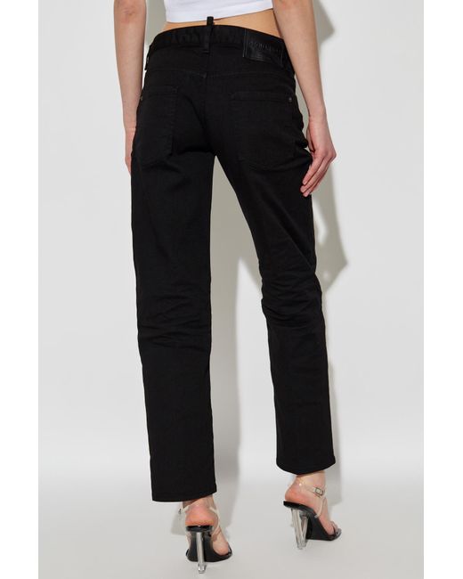 DSquared² Black "Jenna" Jeans