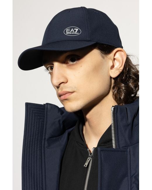 EA7 Blue Baseball Cap