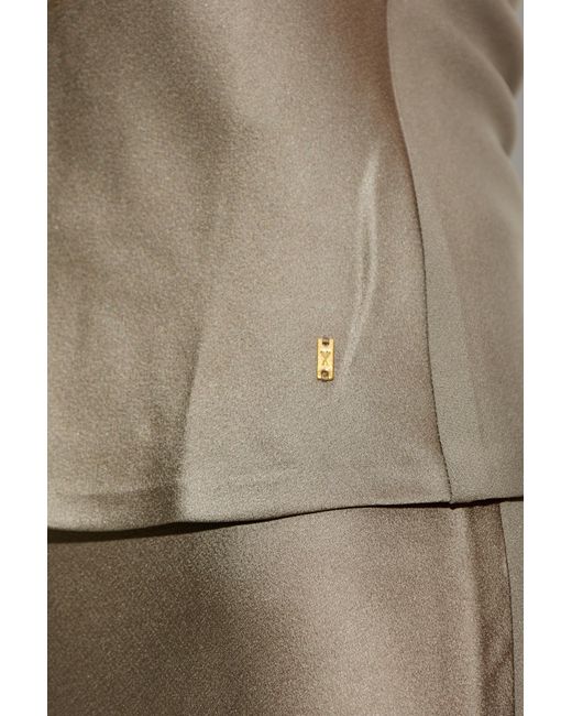 AMI Green Top With Stitching