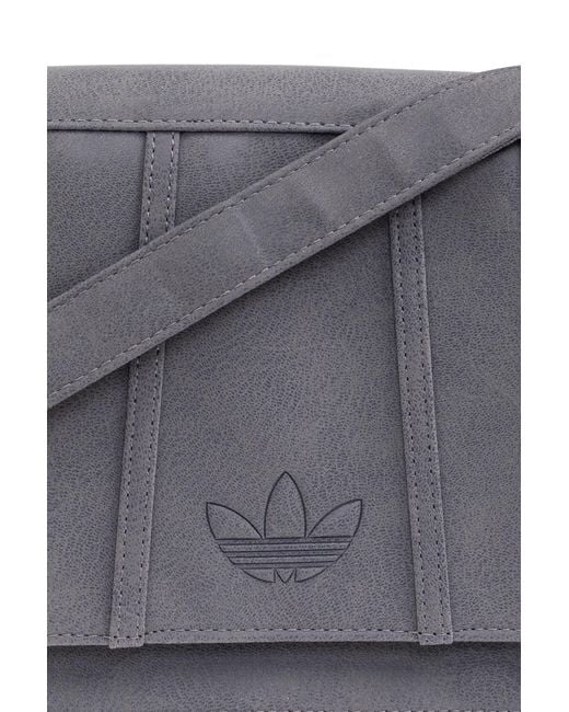 adidas Originals Shoulder Bag With Logo in Gray | Lyst
