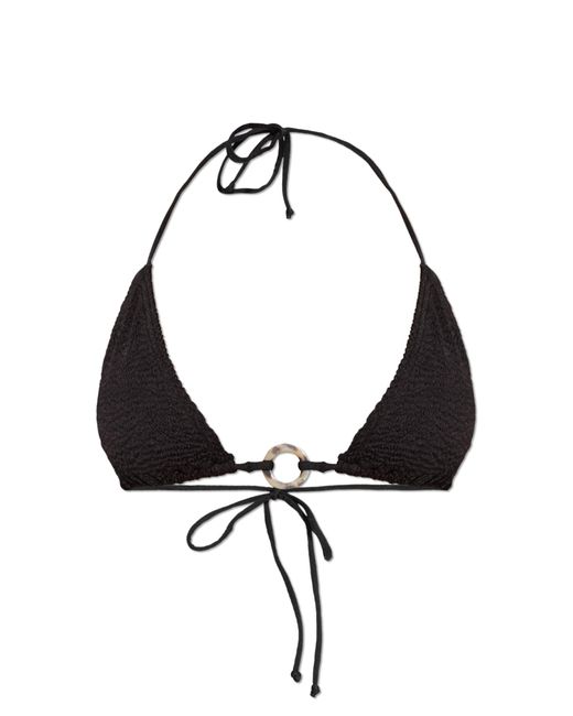 Bondeye Black Bikini Top "Ring Ingrid"