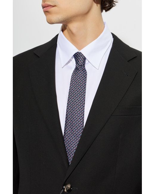 Ferragamo Blue Silk Tie for men