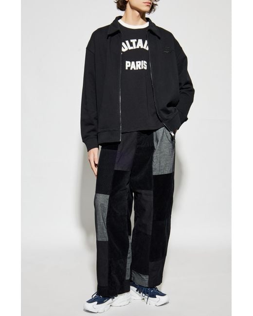 Zadig & Voltaire Black Jacket With Collar 'Moyaz' for men
