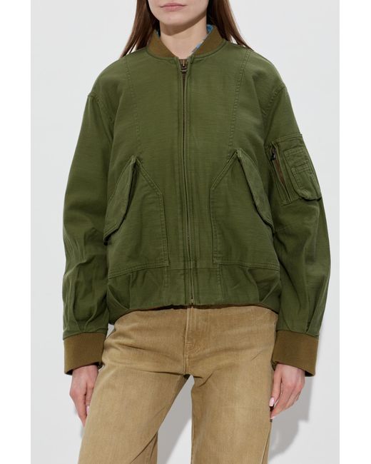 R13 Green 'Bomber' Jacket
