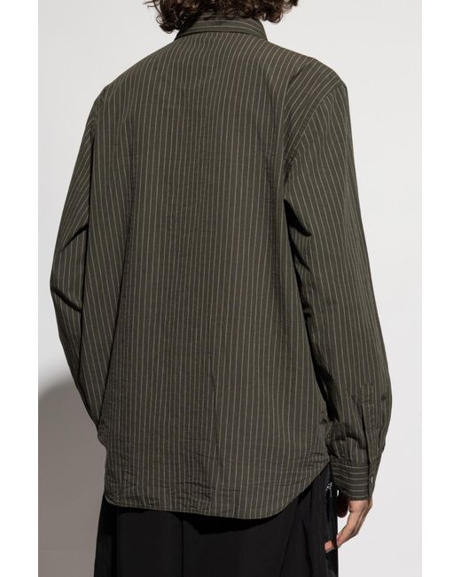 Acne Gray Striped Shirt for men