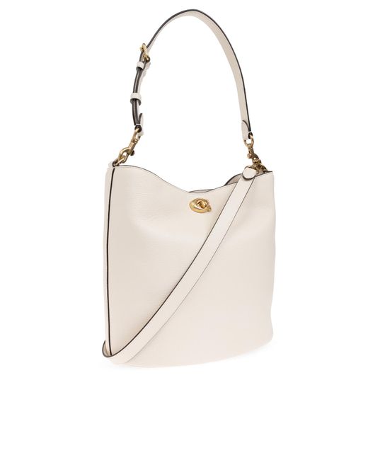 COACH Natural Shoulder Bag Willow B