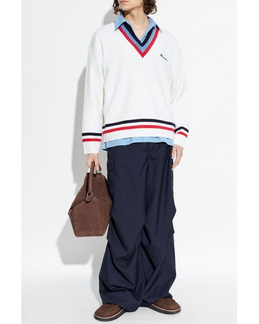 Marni White Wool Sweater for men