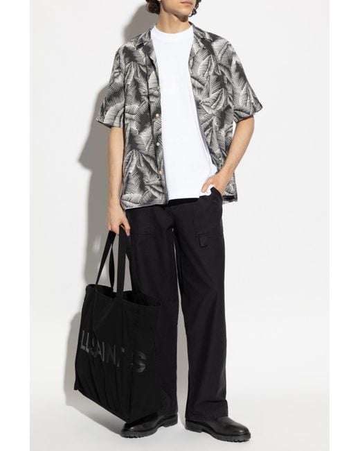 AllSaints Black Trousers Koto for men