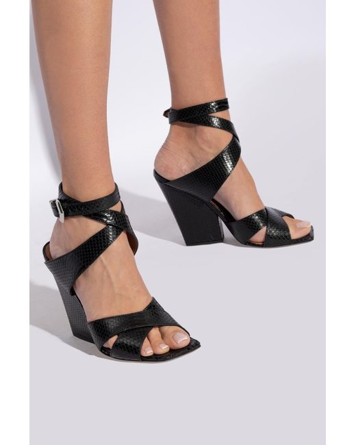 Paris Texas Black ‘Arizona’ High Heels Sandals