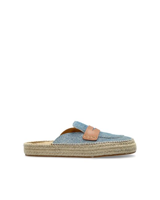 J.W. Anderson Blue Denim Slides for men