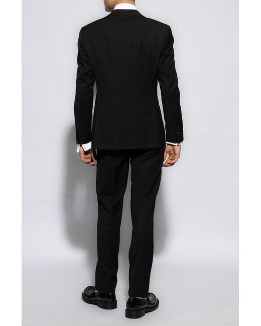 Giorgio Armani Black Wool Suit for men