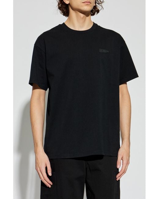 Givenchy Black T-Shirt With Logo for men