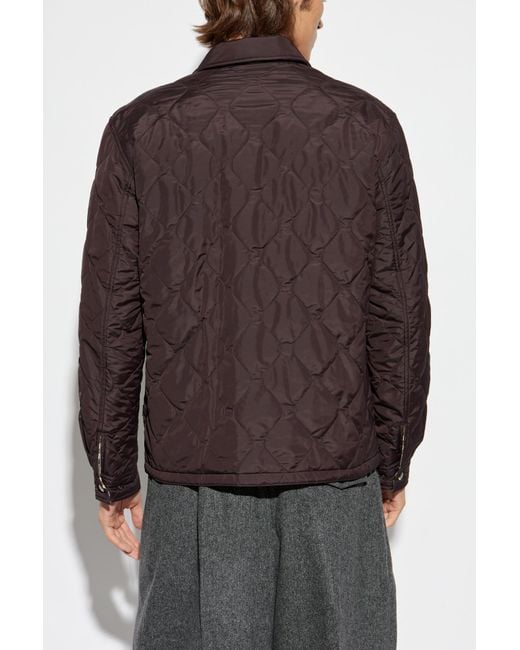 Burberry Brown Reversible Jacket "Brighton" for men