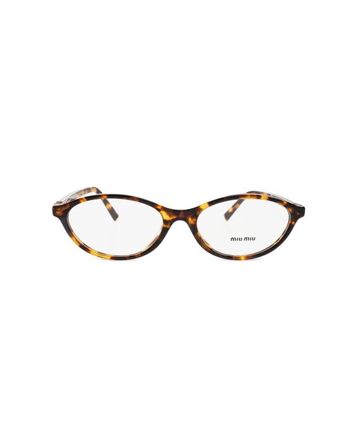 Miu Miu Brown Prescription Glasses '09Xv'
