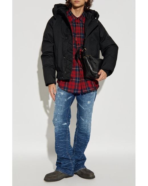 DSquared² Black Insulated Jacket for men