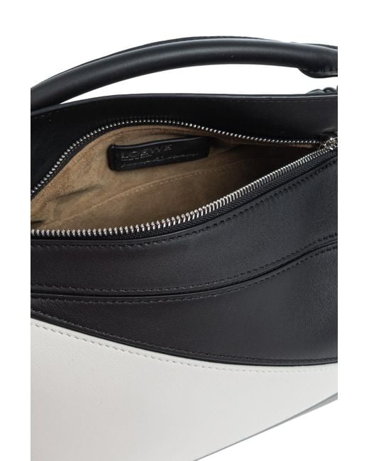 Loewe Black Hand Bag `puzzle Small`,