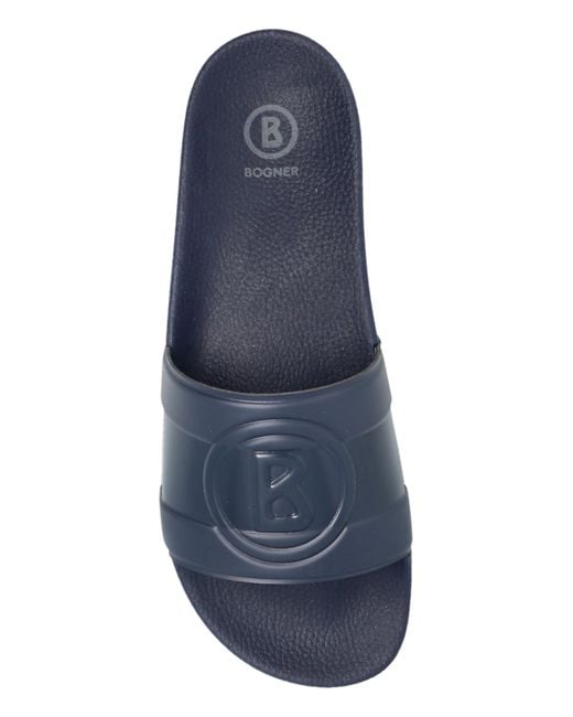 Bogner Blue Rubber Flip-Flops "Belize" for men