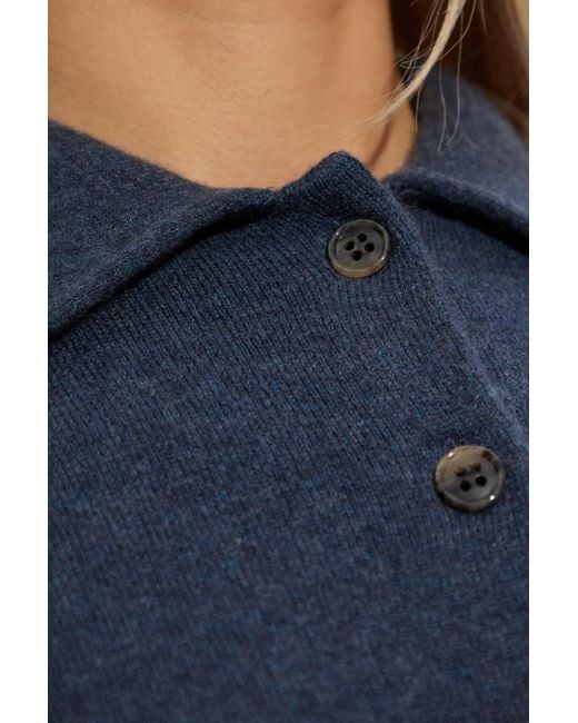 Lisa Yang Blue Cardigan 'Suzette'