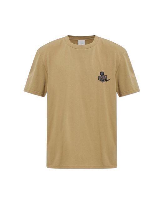 Isabel Marant Natural T-Shirt 'Honore' for men