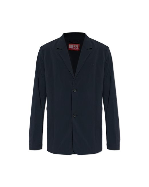 DIESEL Blue "J-Active" Blazer for men