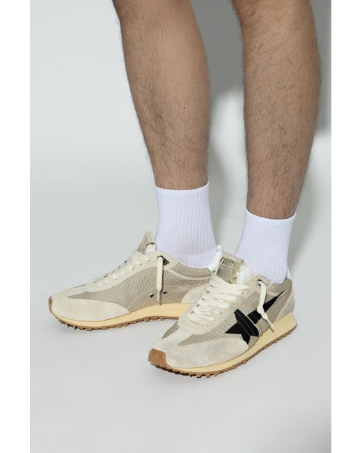 Golden Goose Deluxe Brand Natural 'Running Marathon M77' Sports Shoes for men