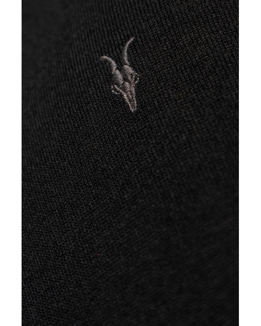AllSaints Black Wool Sweater Mode for men