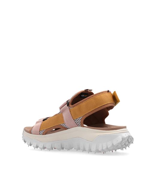 Moncler White ‘Trailgrip’ Sandals