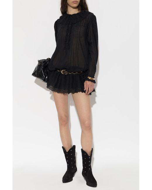 Isabel Marant Black Dress 'Lenora'