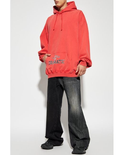 Vetements Red Sweatshirt for men