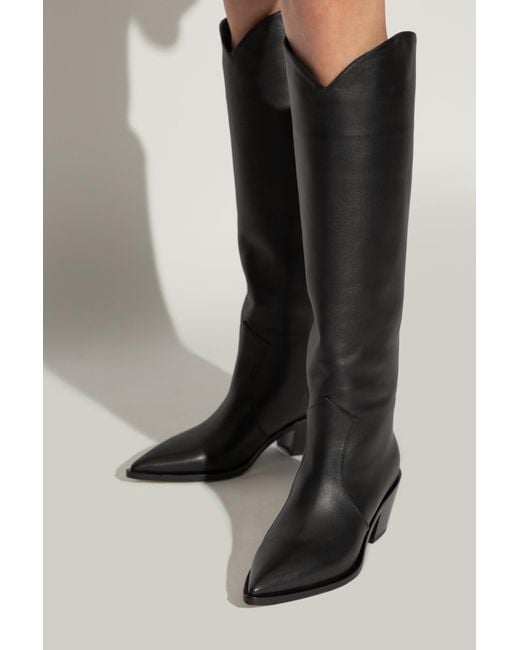 [GIANVITO ROSSI] デンバーブーツ DENVER SUEDE TEXAN BOOTS Gianvito Rossi $1,113.95 USD