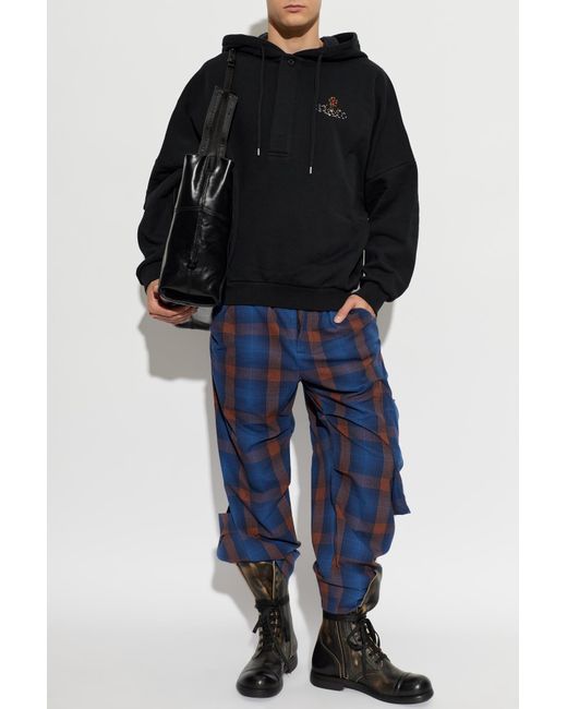 Vivienne Westwood Blue 'Batwing' Sweatshirt for men